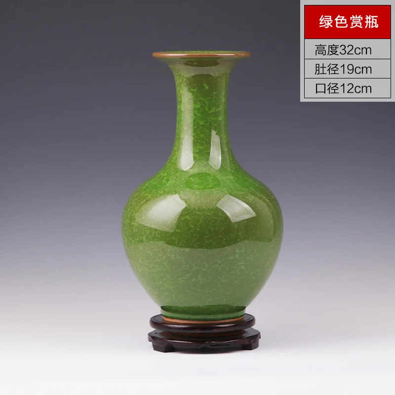 

Jingdezhen Ceramics Handmade Craft Vase Decoration Porcelain Decoration Ice Crack Glaze Traditional Craft Best Antiques 5 Models