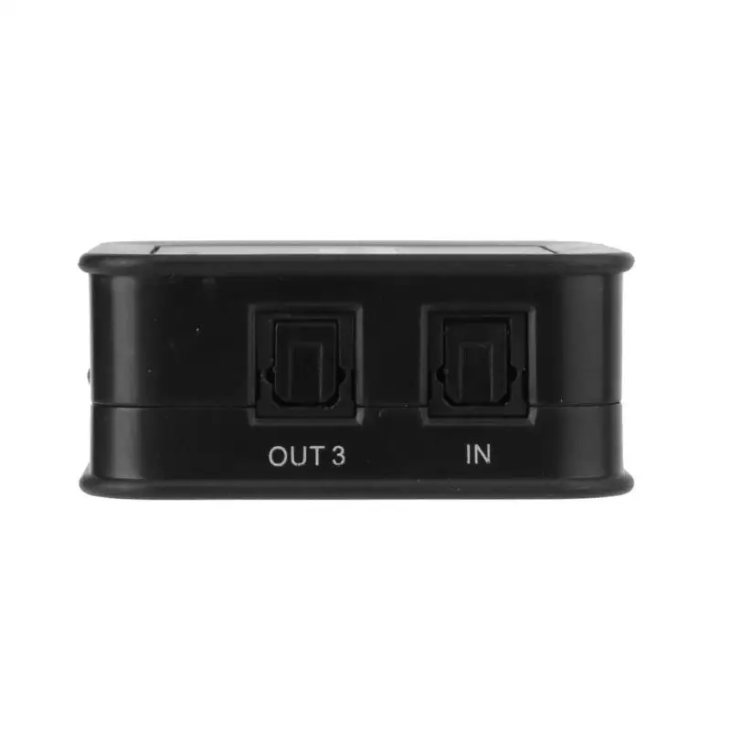AAAE Top-1x3 Цифровой оптический Spdif Toslink аудио переключатель делителя с пультом дистанционного управления оптический цифровой выход волоконный дистрибьютор