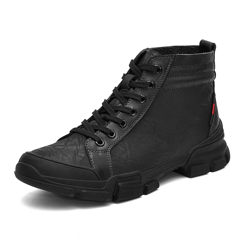 

Men Shoes Fashion Genuine Leather Ankle Martens Boots for Women Casual Dr. Motorcycle Shoes Warm Winter Men Boots
