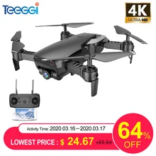 Teeggi M69 FPV Drone 4K avec caméra WiFi grand angle 1080P HD pliable RC Mini quadrirotor hélicoptère VS VISUO XS809HW E58 X12(China)