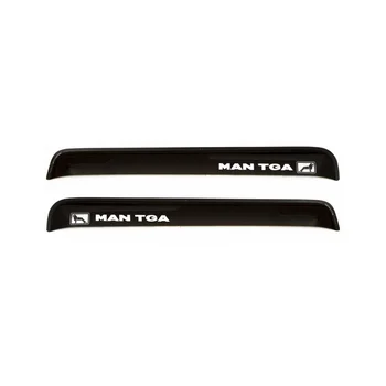 

Window deflector 2 PCs MAN TGA "straight", patch, 3 M adhesive tape, smoky
