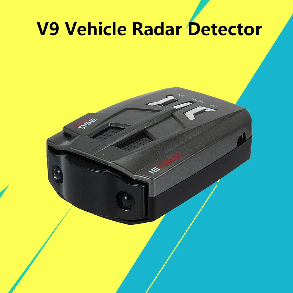 V9 Vehicle Radar Detector (English/Russian ) 360 Degree Car Trucker