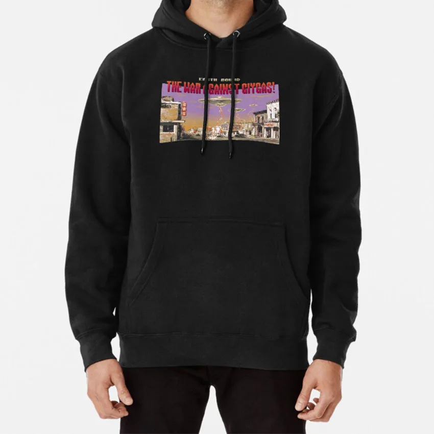 The War Against Giygas Hoodie Earthbound Snes Video Games Mother 2 Super Smash Bros Ness Ninten Lucas 3 | Мужская одежда
