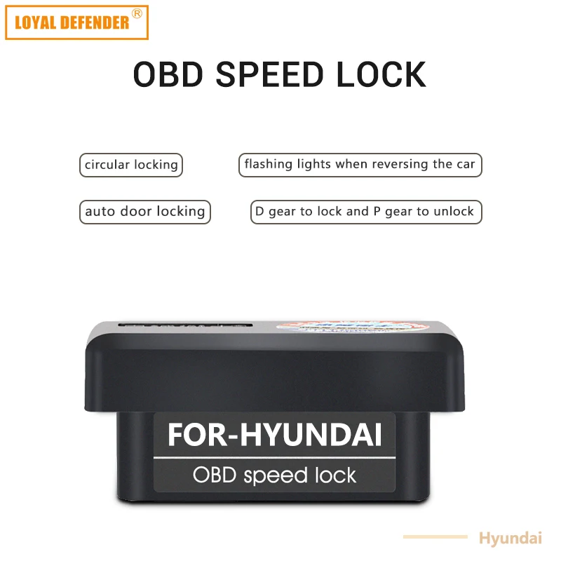 Для Hyundai Elantra Accent OBD замок скорости который является plug and play автомобильные