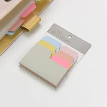 

1 Piece Cute Index Sticky Notes 6 Color Memo Pads Mini Color Stickers for Book Marker Stationery Gift Office School Supplies