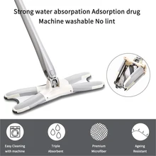 Mop x forma piso limpeza 360 ° spin mop cabeça de aço inoxidável extensível microfibra mop 6 almofadas reutilizáveis ferramentas de limpeza do agregado familiar