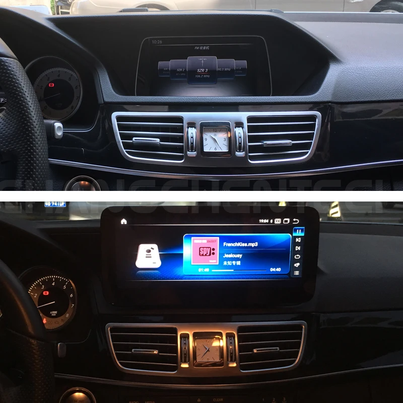 4G LTE 64G Android 9,0 мультимедийный экран для Benz E класс встроенный в CarPlay Android Авто поддержка DVR задняя камера BT WiFi