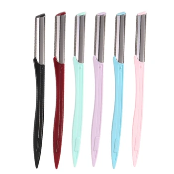 

Eyebrow Trimmer Facial Eyebrow Trimmers Blades Shaver Knife Blade Eye Brow Shaping Hair Remover Tools Set Ran Color