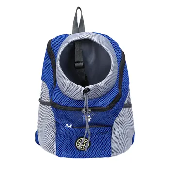 

Shoulder Portable Travel Backpack Outdoor Pet Bag Pet Dog Front Pocket Mesh Backpack Head for Travel Hiking Camping Outdoor Use