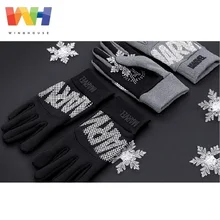 Зимние Детские перчатки Marvel, перчатки Капитана Америки, перчатки с пятью пальцами для мальчиков, зимние теплые ветрозащитные варежки с сенсорным экраном