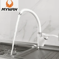 MYNAH Kitchen Mixer Faucet Kitchen Water Tap Zinc Alloy Faucet Water Mixer Kitchen Faucet Sink Water Single Handle Bathroom Tap