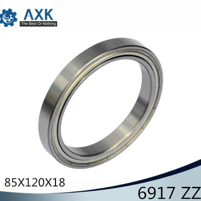 6917ZZ ABEC-1 (2PCS)  85x120x18MM  Metric Thin Section Bearings 61917ZZ 6917ZZ