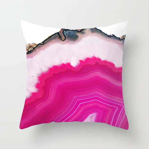 Marble simple abstract geometry pillow pillow short plush pillowcase customization christmas cushions Cushions