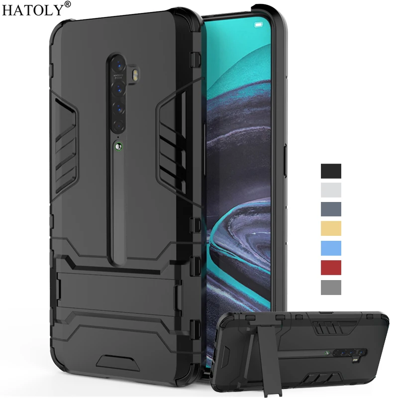 Per Oppo Reno 2 Caso Reno 2 Della Copertura Posteriore Antiurto Duro Armatura Cassa Del Supporto Del Basamento Per Oppo Reno 2 Del Telefono Cassa Del 