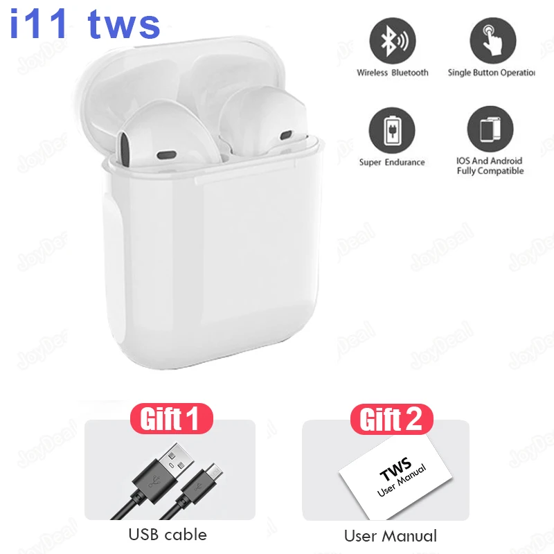 AP I11 TWS Earphones Bluetooth 5 0 300mAh Charging Case Earbuds HIFI Earphone Official Quality IOS Android Ship In 24 Hours