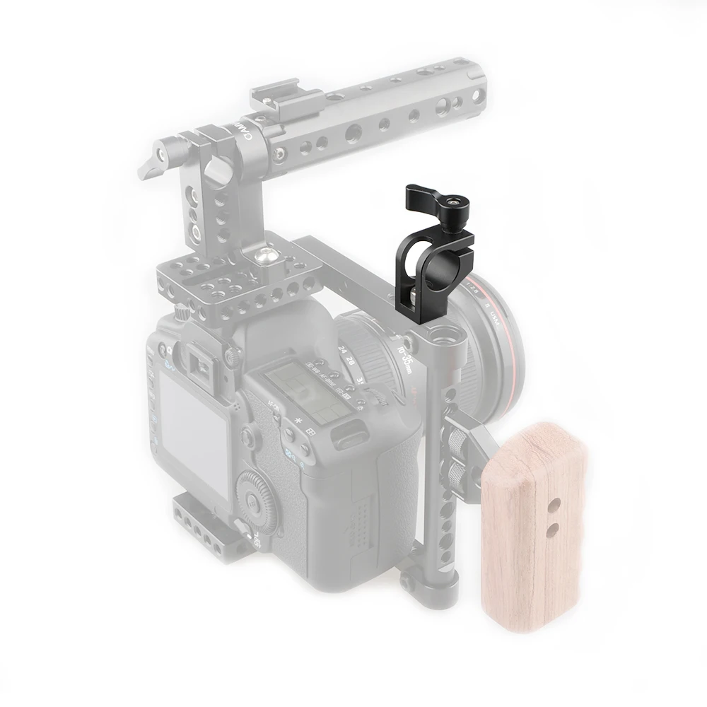 CAMVATE Standard 19mm Single Rod Clamp With 1/4"-20 Thread Screw For 19mm Rod Support System (Lens Motors/EVF Mounts Mounting) 4