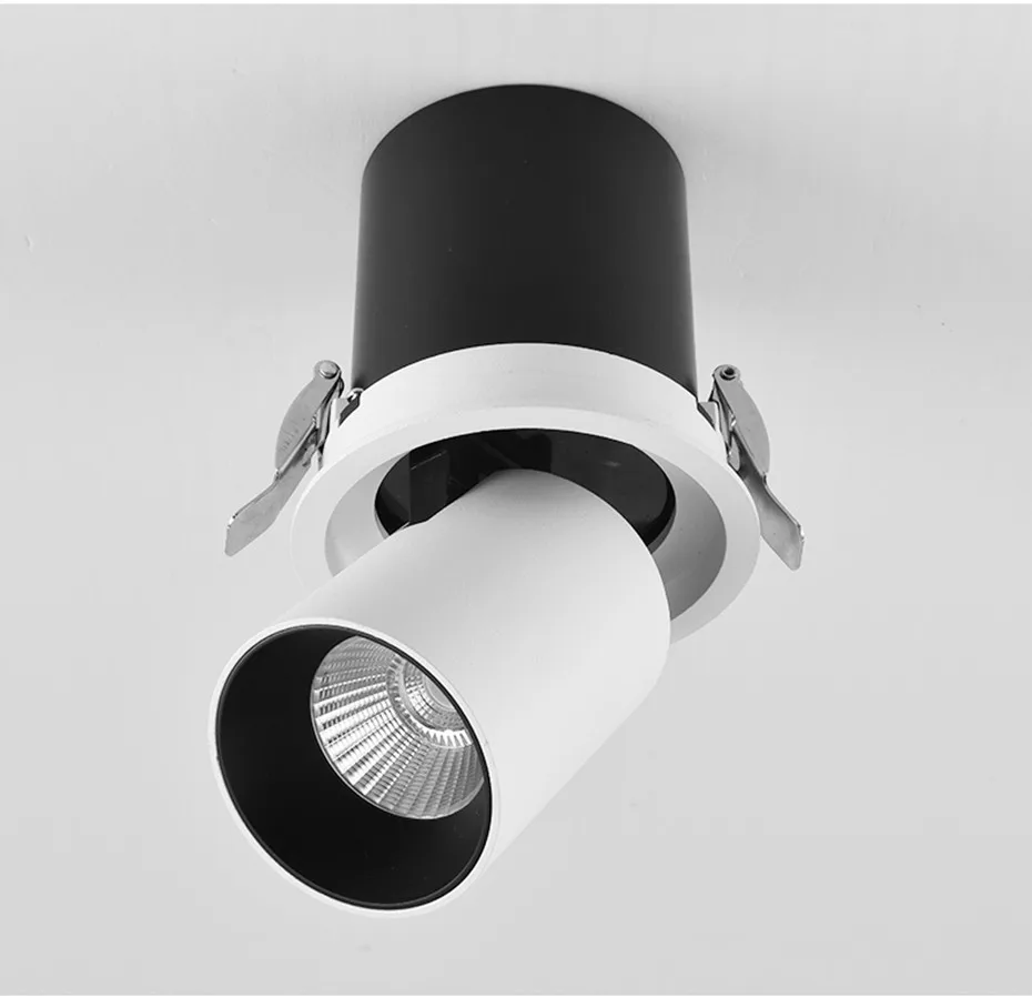 ceiling lights for living room Single/Double Head LED Downlight 7W 10W 20W 24W Recessed LED Spot Lighting Bedroom Kitchen Indoor stretchable led ceiling lamp flush mount ceiling light