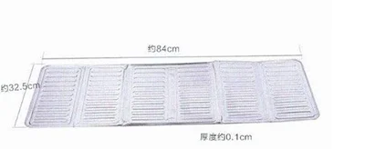 Новая плита из алюминиевой фольги теплоизоляция анти-брызг масла перегородка разбрызгиватель экран для сковороды Приготовления Пищи Кухонные инструменты - Цвет: 1pcs