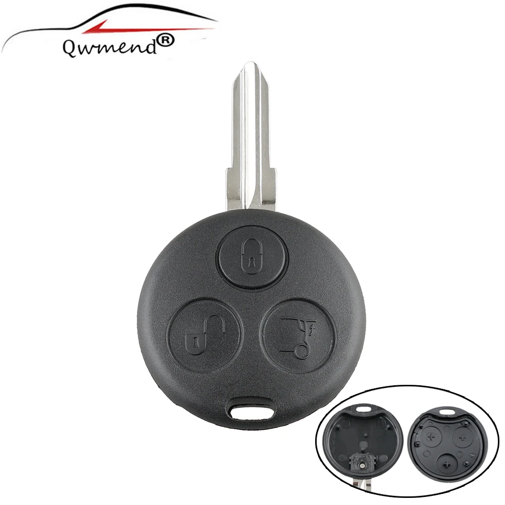 Корпус автомобильного ключа дистанционного управления с 3 кнопками для смарт