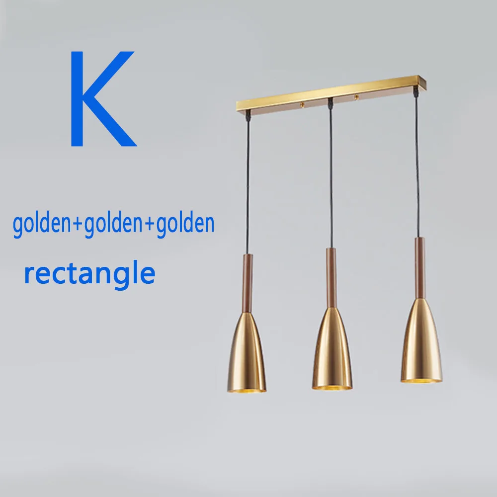 Nordic Pendant Lights Modern Hanging Lamps Minimalist Simple Light Multicolor Lamp 3 Heads for Kitchen Dining Room coffee bar hanging lights for kitchen Pendant Lights