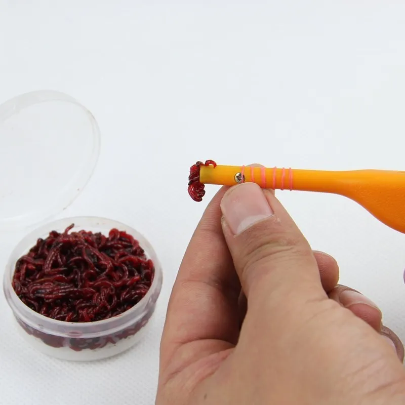 

Worm Clip Binder Hook Bait Earthworm Bloodworm Fishing Gear Earthworm Hook Maker Worm Clip-Hook Maker