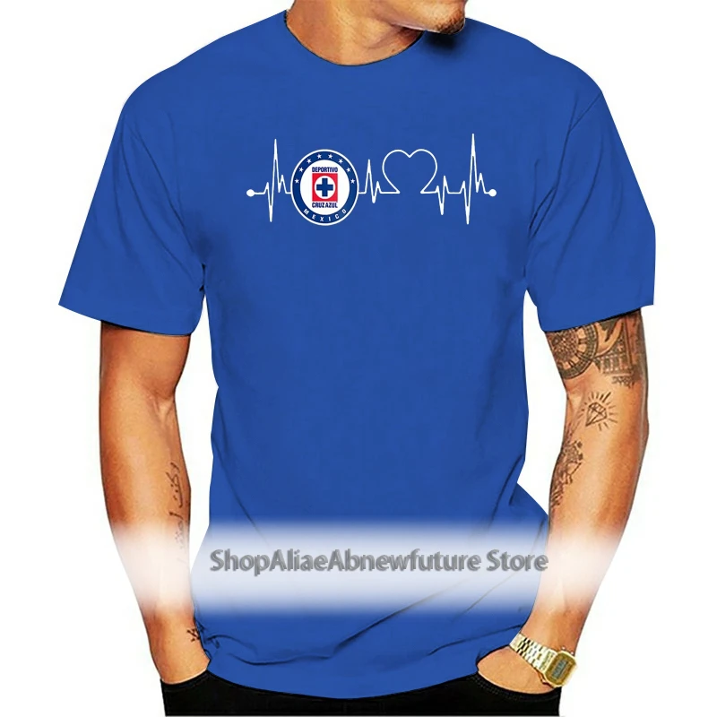 Cruz Azul Heartbeat Love Funny Fan Gift T Shirt-Colonhue