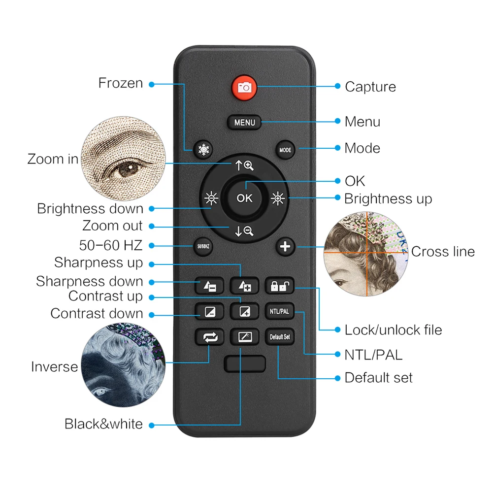 3D HDMI цифровой микроскоп с 4MP UHD 7 дюймов Регулируемый ЖК-экран для ремонта и пайки телефона