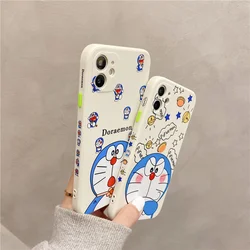 Doraemon capa de celular de desenho animado para huawei, nova6/7/8/se/nova8pro/p40/p40pro/nova7se, capa de silicone para telefone móvel