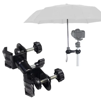 

Clamp Sunshade Holder Detachable Camera Accessories Expandable SLR Clip Umbrella Support Metal High Load Adjustable Bracket