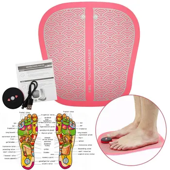 

Electric EMS Foot Massager Pad Feet Muscle Stimulator Foot Massage Mat Improve Blood Circulation Relieve Ache Pain Health Care