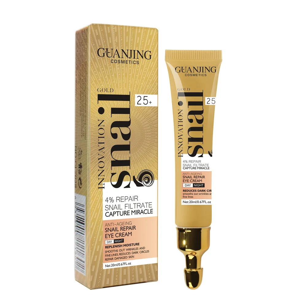 

Snail Repair Anti-aging Eye Cream Elastic Deep Moisturizing Attenuating Eye Lines Anti-Puffiness Remove Dark Circle Anti-Aging