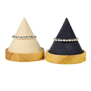 

Trendy Design Cone Shape Jewelry Organizer Necklace Bracelet Anklet Jewelry Display Holder Storage Rack Showing Stand