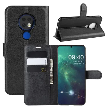 

For Nokia 6.2 Case Premium PU Leather Card Slots Wallet Stand Case For Nokia 6.2 TA-1198 TA-1200 TA-1187 TA-1201 Nokia6.2
