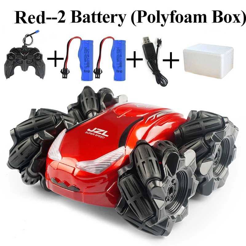 Электрический мини Радиоуправляемый автомобиль, радиоуправляемая игрушка, радиоуправляемая дрифтерная машина, игрушки для детей, подарки для мальчиков, детская Игрушечная машина, 1:24 2555 - Цвет: Red-Kit-2