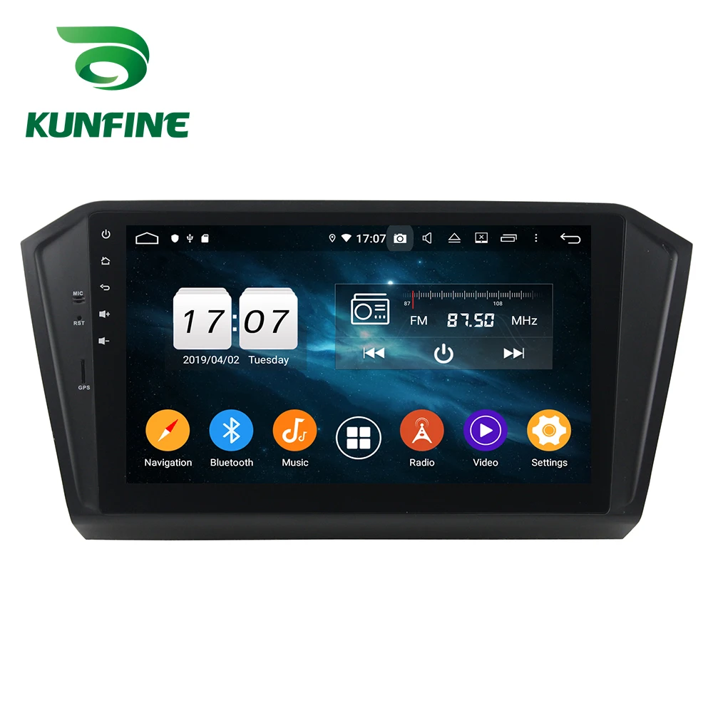 Sale Android 9.0 Octa Core 4GB RAM 64GB Rom Car DVD GPS Multimedia Player Car Stereo Deckless for VW PASSAT 2015-2016 Radio WIFI 3
