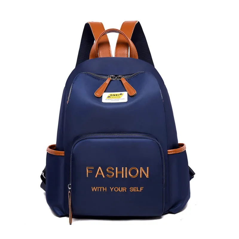 

DIZHIGE Waterproof Oxford Backpack Embroidery Fashion Classic Collection Anti Theft Women Bagpack School Bag For Teenage Girls