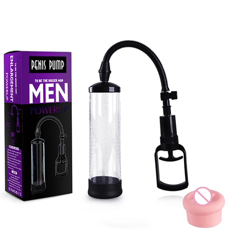 new transparent penis enlargement pumps cock dick pro extender vacuum massager male massage care pump sex toys for men