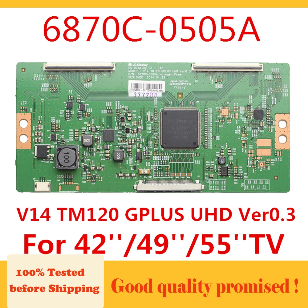 Tcon плата 6870C 0505A V14 TM120 GPLUS UHD Ver0.3 42 '཭'' 55 ''ТВ доска для LG... и т. | Печатные платы -4001062605980