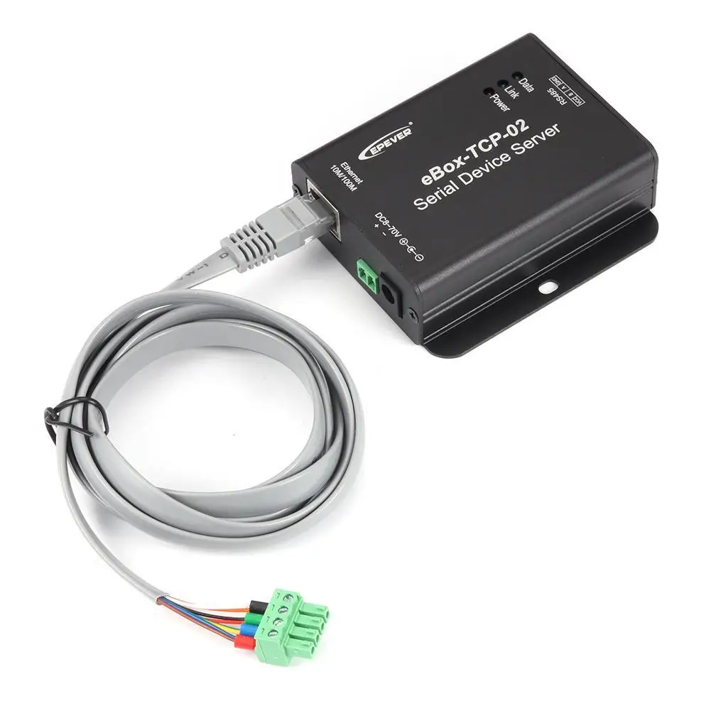 

eBox-TCP-02- Serial Network Server TCP converter for MPPT solar controller