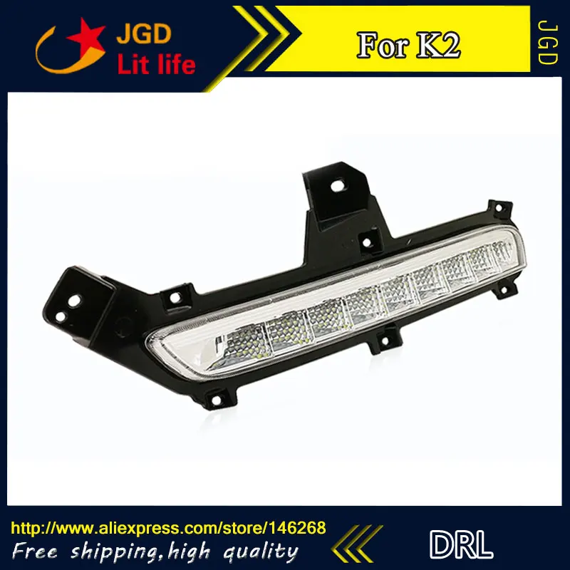 Бесплатная доставка! Дневные ходовые огни для KIA RIO K2 6000 12 В 2015 к|daytime running lights|drl daytime