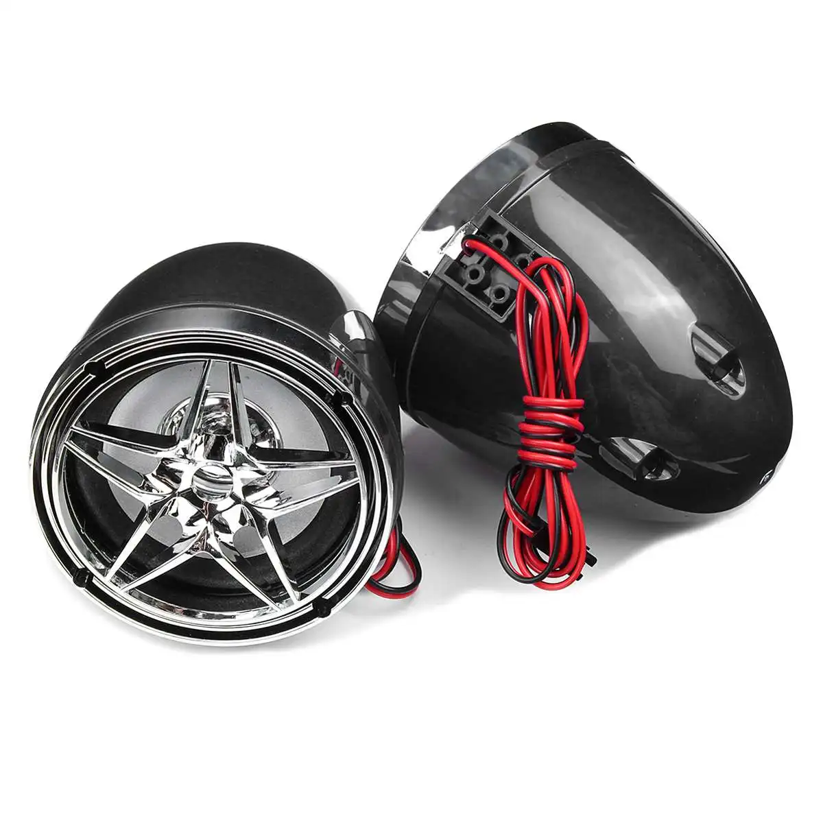 Мотоцикл аудио Радио стерео звуковая система стерео колонки FM USB TF bluetooth MP3 плеер ЖК-дисплей водонепроницаемый