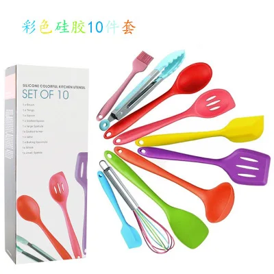 Gang Fight Edible Silicon High-temperature Resistant One-piece Non-stick Cooking Shovel Kitchen Spatula Chinese Shovel