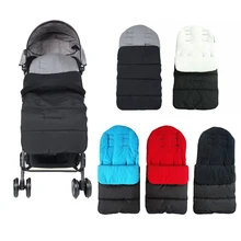 

Cotton Baby Stroller Accessories Foot Cover Warm Stroller Cushion Windproof Babies Infant Sleeping Bag