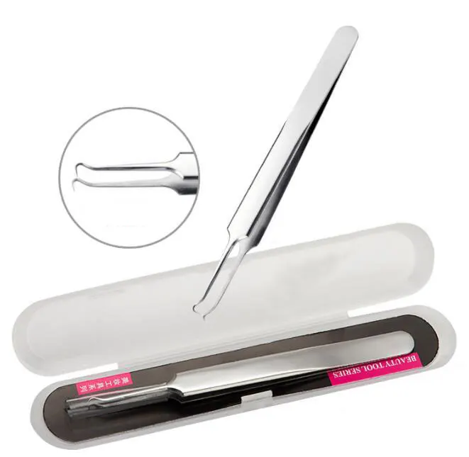 1Pcs Silver With Box 4 шт. экстрактор для удаления угрей, акне из нержавеющей кожи с прыщами и пятнами комедона, красота, уход за лицом, инструменты для очищения пор лица - Цвет: 1Pcs Silver With Box