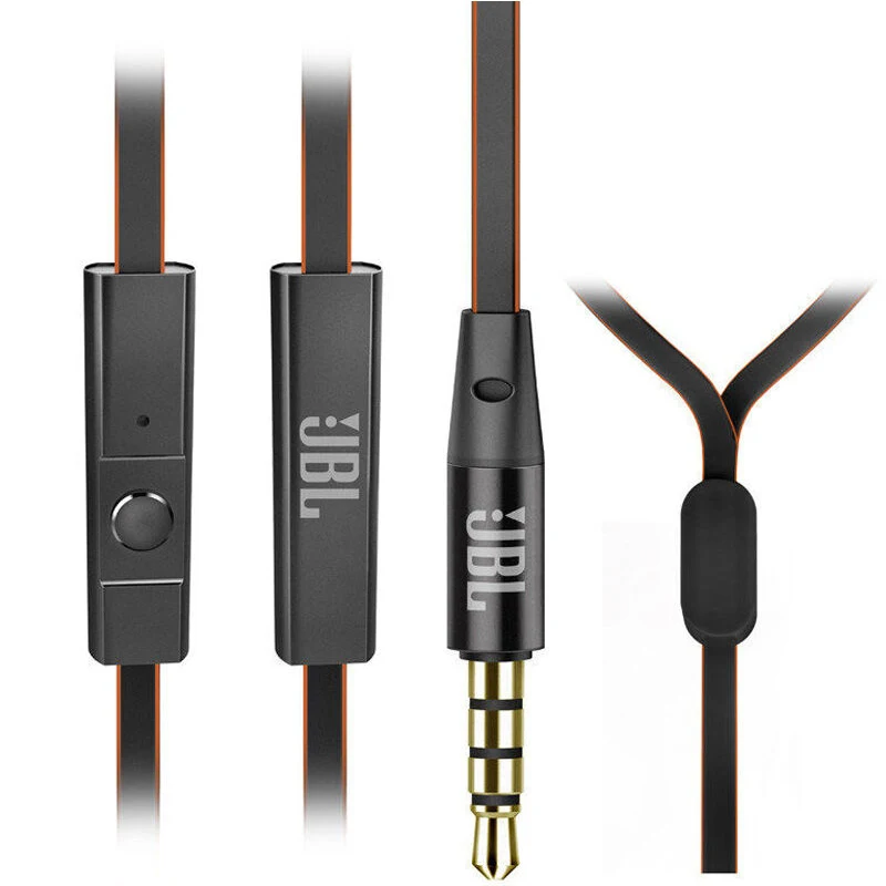JBL T380A In Ear Wired Headphones HIFI Stereo Music Earbuds Running Sports Dual Dynamic Hands free with Microphone 3 5mm Headset
