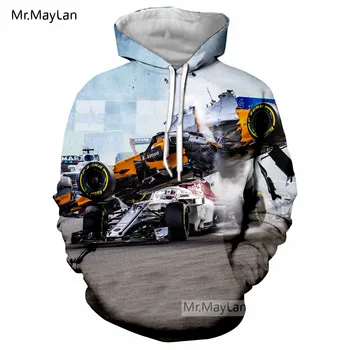 

2019 New Unisex Fashion Hip hop Pullovers 3D F1 Driver Charles Leclerc Print Men's Tracksuits Hoodies Hipster Streetwear Hoodie