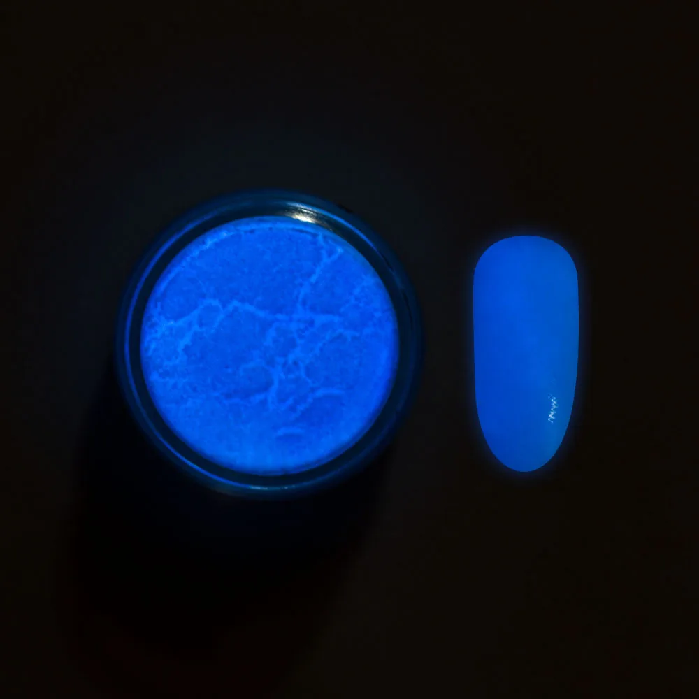 2 г Флуоресцентный порошок для ногтей Неон фосфор 12 цветов Блеск для ногтей пигмент 3D светящаяся пыль украшения для ногтей SF3084 - Цвет: 02
