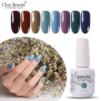 

Clou Beaute 15ml Gel Nail Polish 131 Pure Winter Colors Long Lasting Hybrid Nail Gel Lacquer Hybird Design Of Nail Art Primer