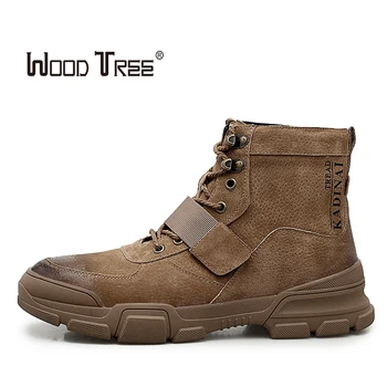 

WOODTREE 2019 Fashion Hot Sale Men's Outdoor Workwear Martin Boots Comfortable Casual