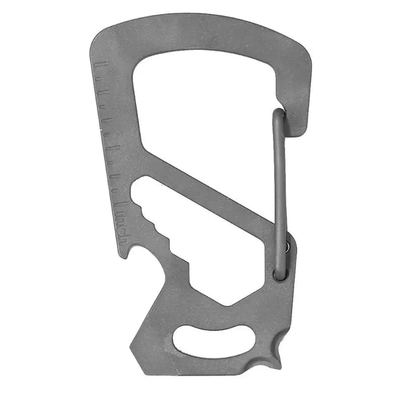 

Outdoor Mountaineering Camping Gadgets Waist Carabiner Multi-function Hexagonal Wrench Keychain Bottle Opener
